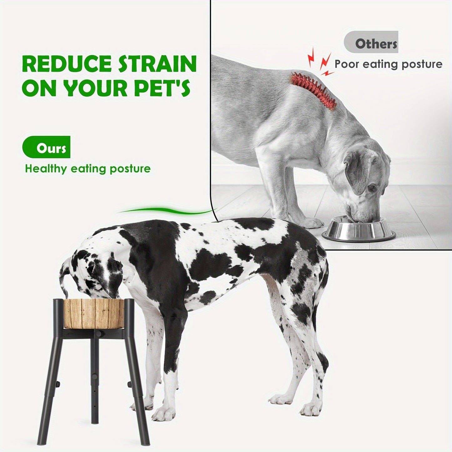 METAL DOG BOWL STAND