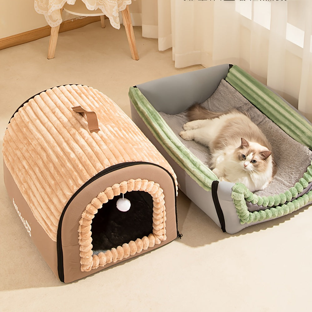 NNETM All-Season Pet Bed Kennel for Small to Large Pets-3