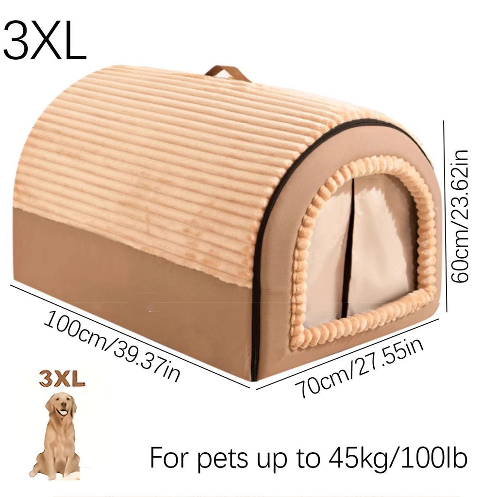 NNETM All-Season Pet Bed Kennel for Small to Large Pets-4