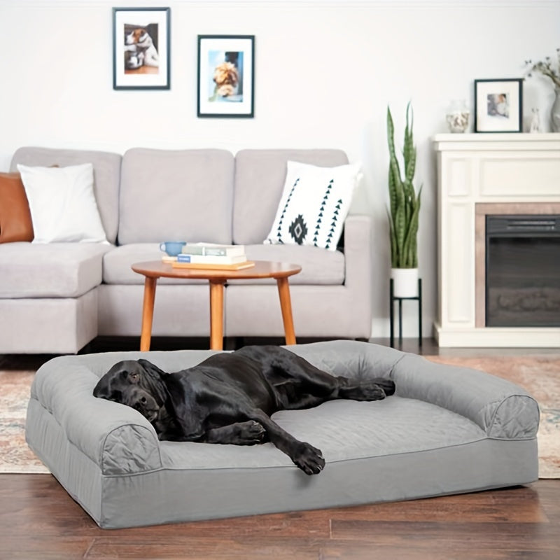 NNETM Sofa-Style Dog Bed for All Breeds-1