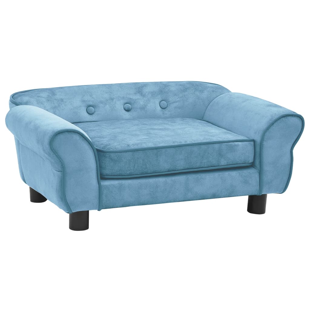 NNEVL Dog Sofa Turquoise 72x45x30 cm Plush-1