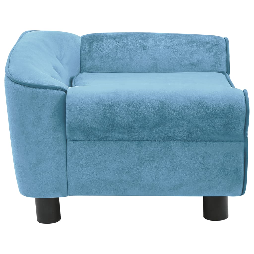 NNEVL Dog Sofa Turquoise 72x45x30 cm Plush-3