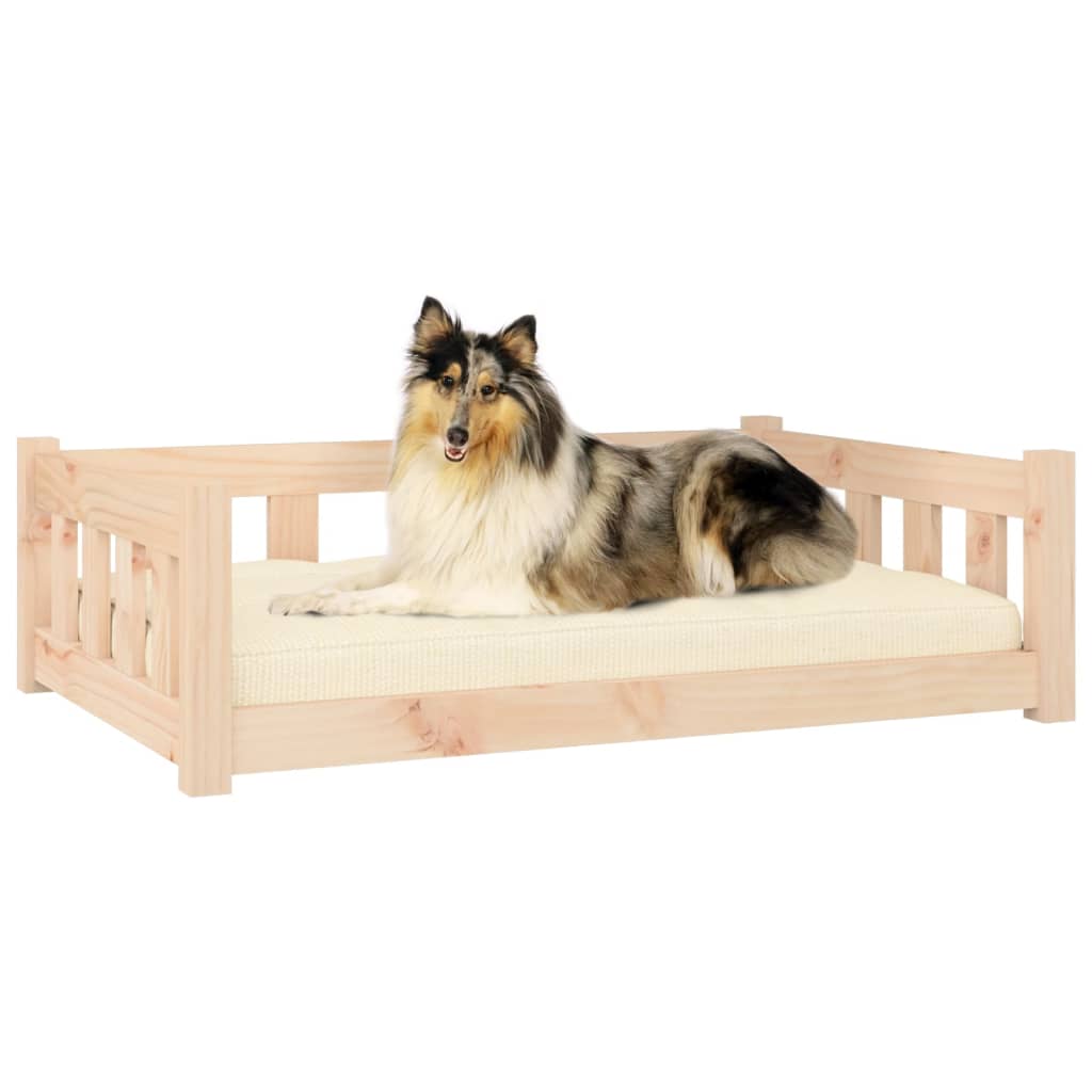 NNEVL Dog Bed 95.5x65.5x28 cm Solid Wood Pine-2