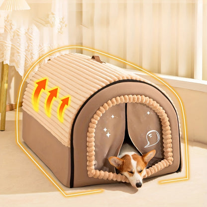 All-Season Pet Bed Kennel for Small to Large Pets-2