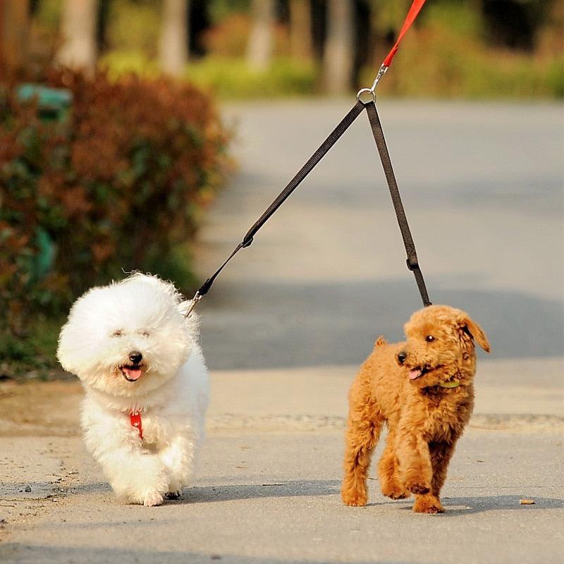 Double Trouble Dog Leash Coupler - Walk Two Dogs With Ease!-0