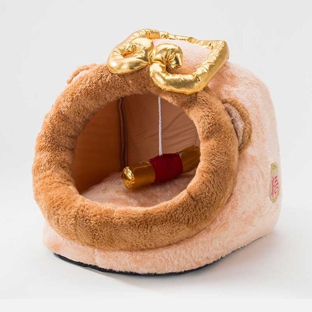 Pet Dog Cat Bed Cute Unicorn Shape Kennel Winter Warm Sofa Detachable Kitten House Waterproof Puppy Cushion Pet Sleeping Product