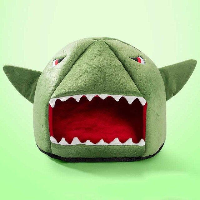 Pet Dog Cat Bed Cute Unicorn Shape Kennel Winter Warm Sofa Detachable Kitten House Waterproof Puppy Cushion Pet Sleeping Product